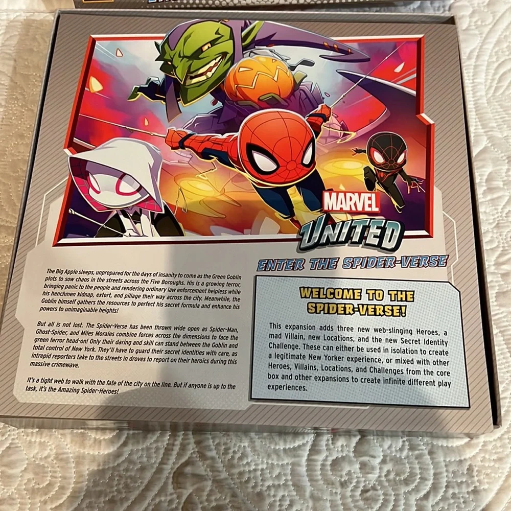 Marvel United,‎ Enter the Spiderverse Superhero Card Strategy Board Game